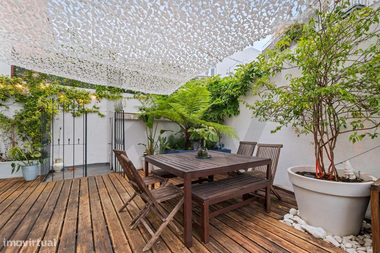 APARTAMENTO T3 NO CENTRO DE LISBOA– RENOVAÇÃO DE 2020 |  100M2 TERRAÇO-15