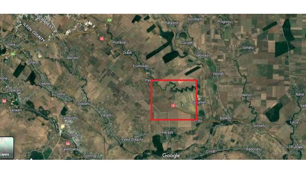 Teren intravilan - Frumusani 8.4ha - Imagine principală: 1/2