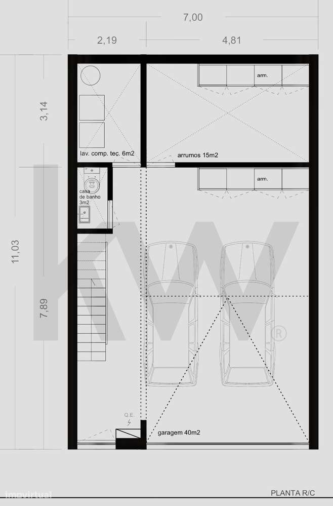 Terreno Urbano com Projeto para Moradia T3 e Piscina,  373 m2  – Valad - Grande imagem: 4/9