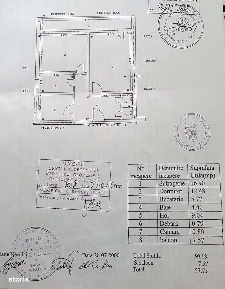 Orizont - STRADAL, Apart 2 cam decomandat, RENOVAT, balcon lung-11