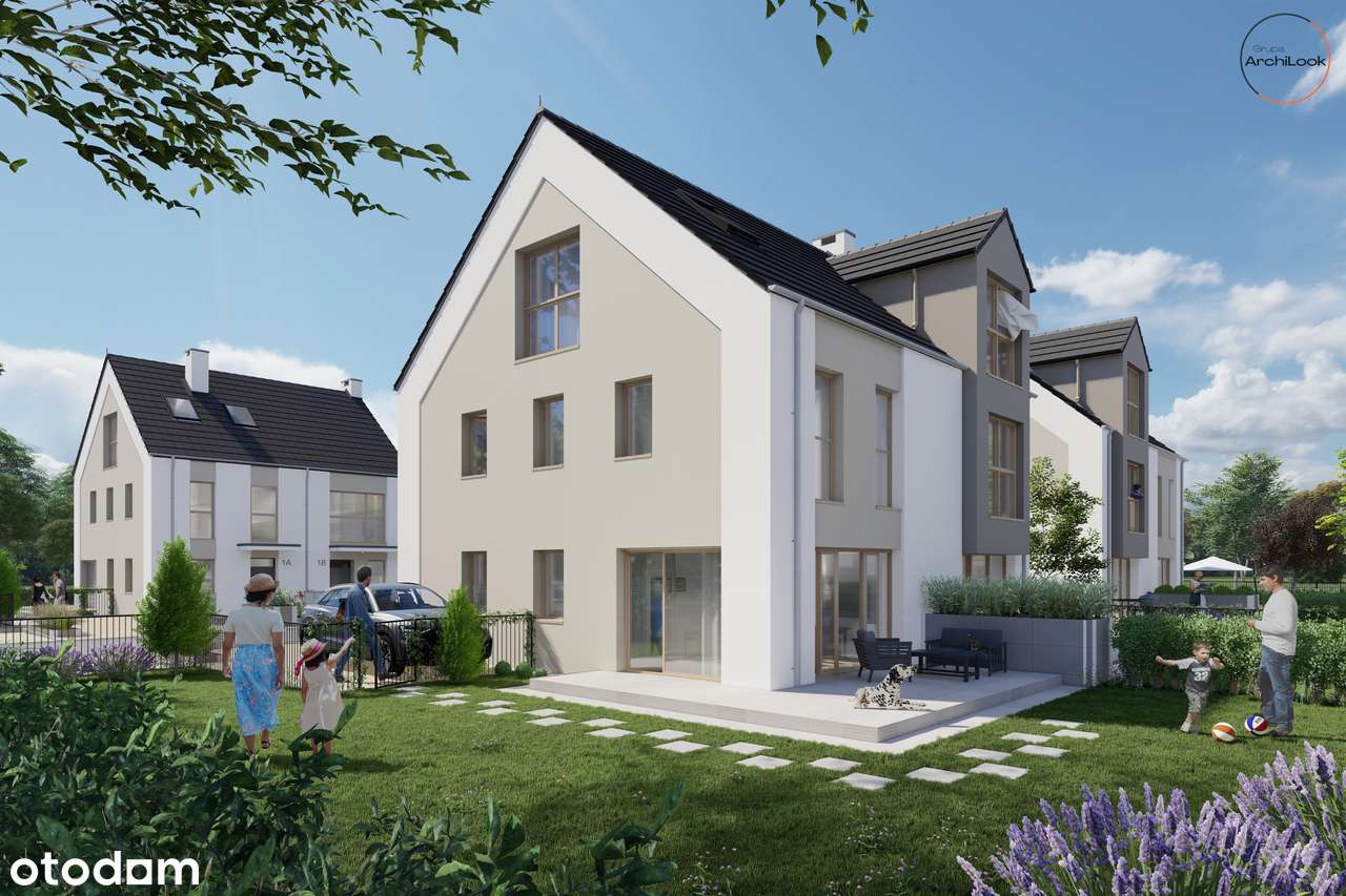 ZIELONA ALEJA Dom w zabudowie bliźniaczej Brzeg typ A-4