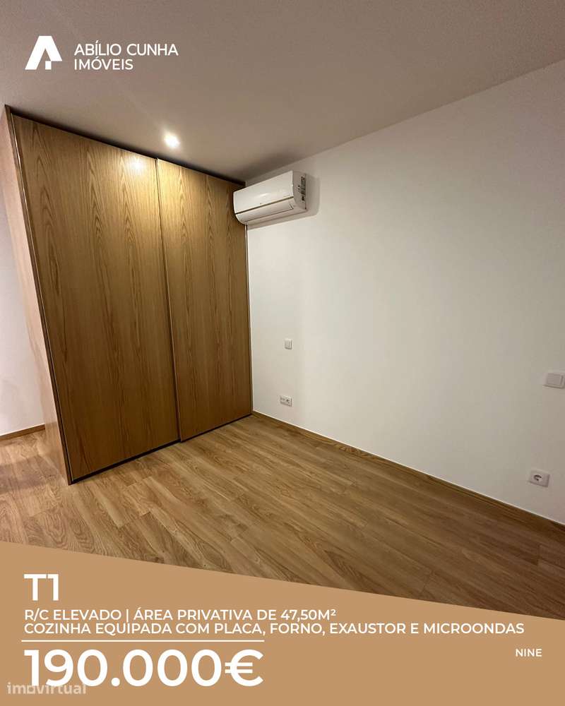 Apartamento T1 | R/C Elevado | 47,50 m² | Nine | 190.000 €-7