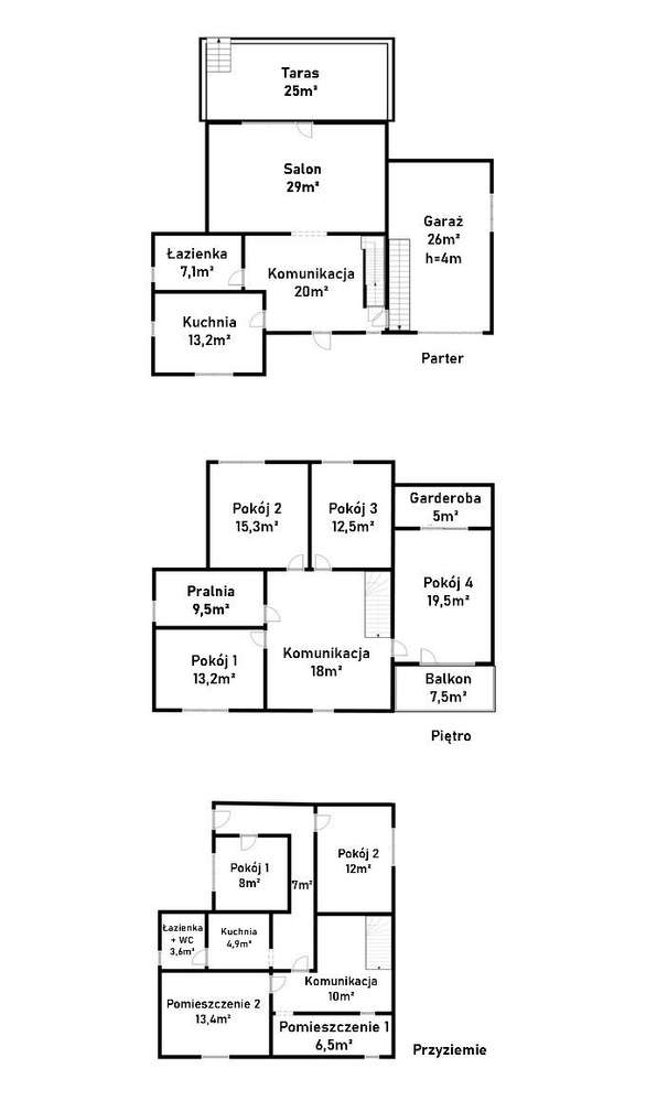 Wolnostojący dom na Strachocinie, 5 pokoi, garaż-17