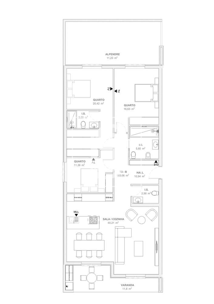Apartamento T3 Venda em Costa,Guimarães-22