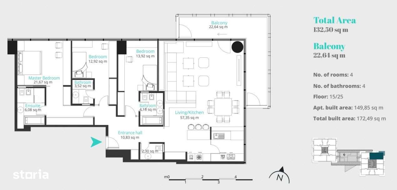 Apartament 4 camere Complex Up- Site-5