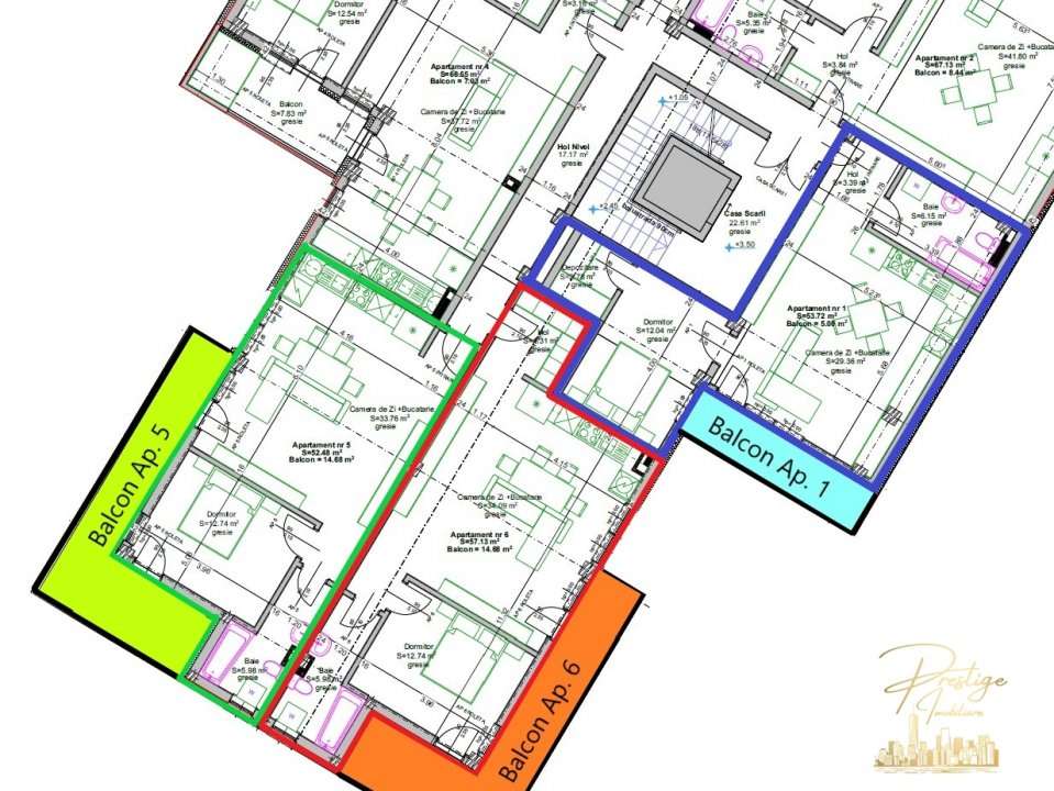 Apartament nou cu 2 camere in Ema Residence - str. Mestesugarilor - Imagine principală: 5/6