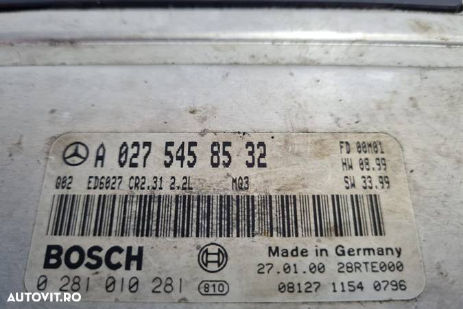 Calculator motor A0275458532 Mercedes Sprinter 2.2 Euro 3 - 3