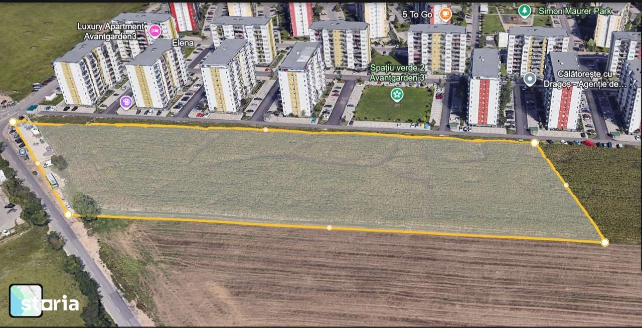 Investitie Premium: 16544 mp intravilan Avantgarden Bartolomeu - Imagine principală: 4/13