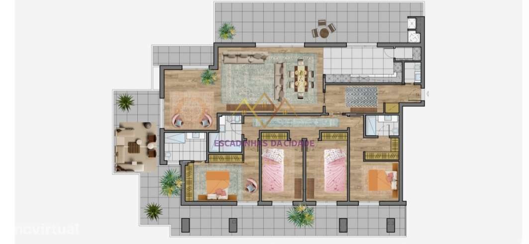 T4 com Piscina em Alverca-45