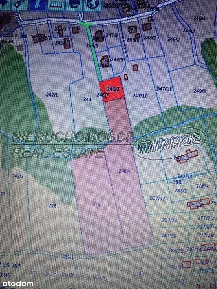 Gaj piękna działka,częściowo budowlana media-2