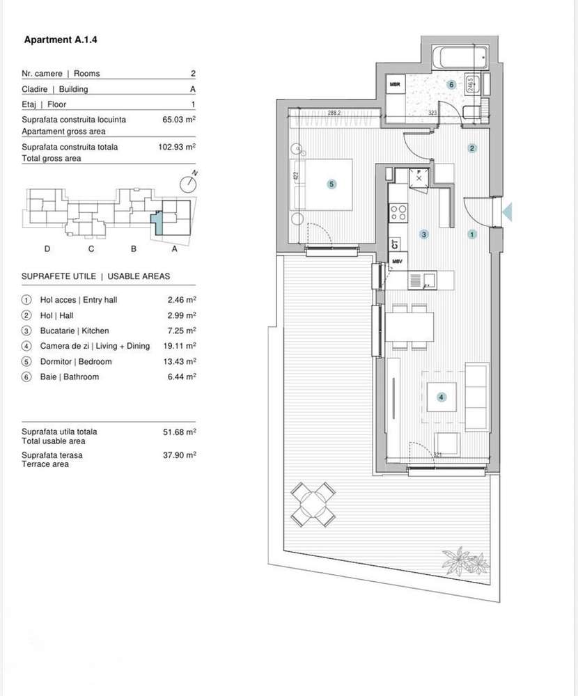 Vanzare-2 camere-Straulesti-19