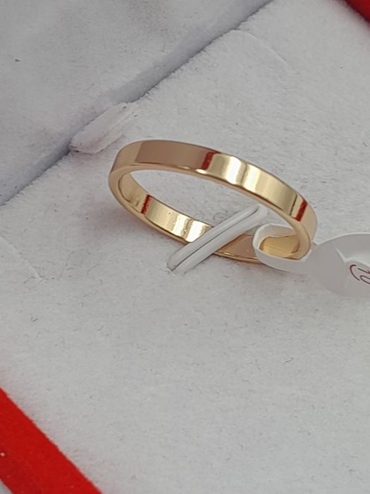 Obrączka Xuping płaska 3 mm Rozmiar 10