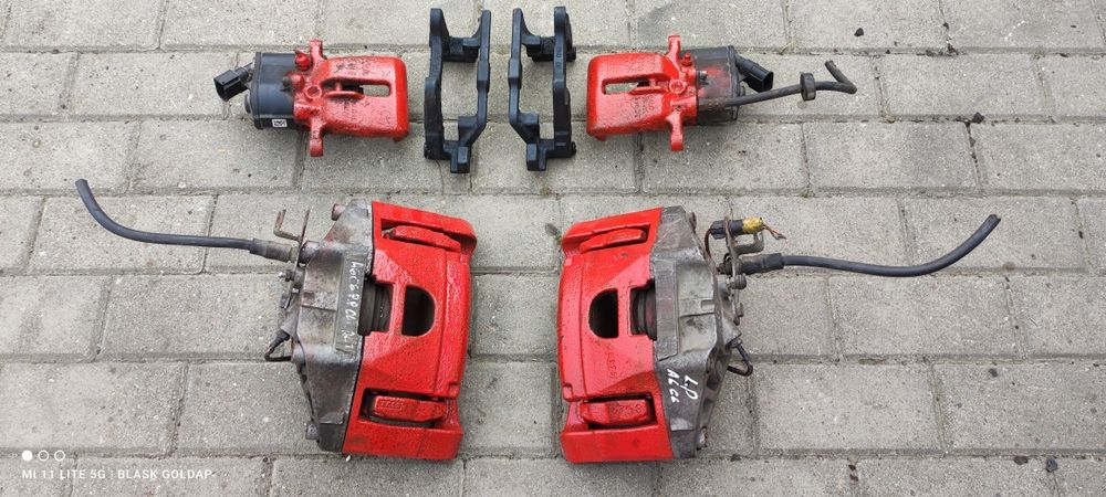 Zaciski Tarcz Hamulcowych Komplet Audi A6 C6 3.0 TDI Quattro 04 Gołdap