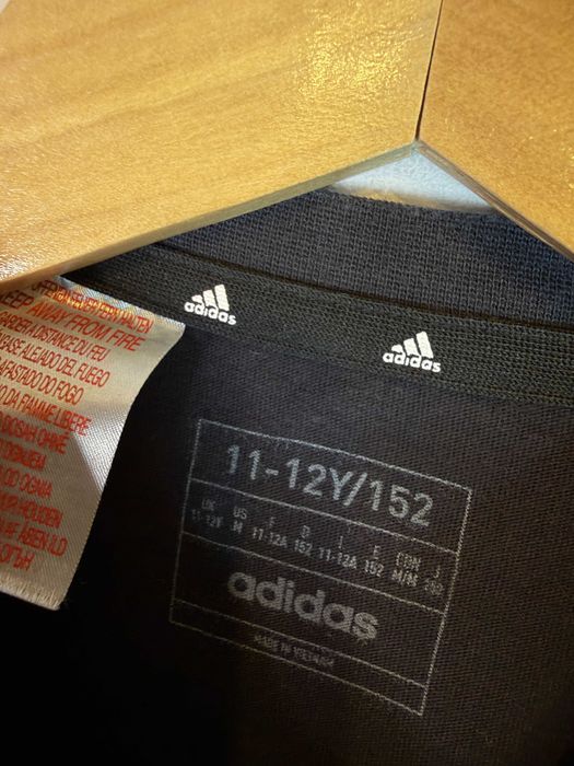 Koszulka dziecięca adidas czarna 11 lat