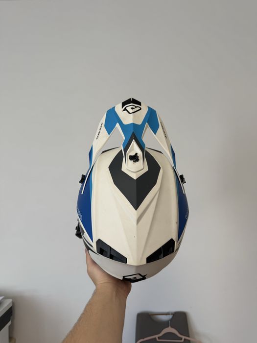 Кросовий мотошолом Acerbis Linear XL з гарнітурою