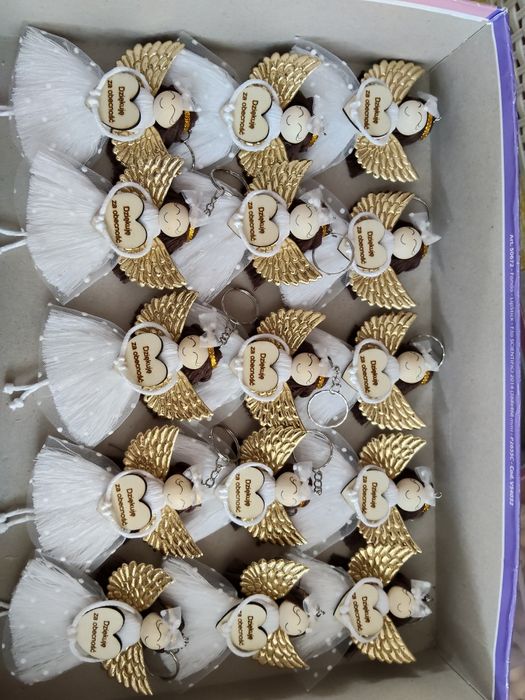 Anioł makrama Komunia Święta