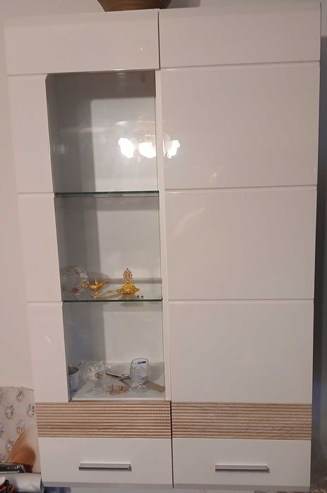 Meblościanka BRW /Biały Połysk