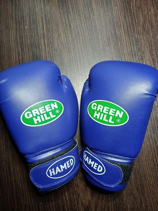 Перчатки боксерские green hill 6 унций