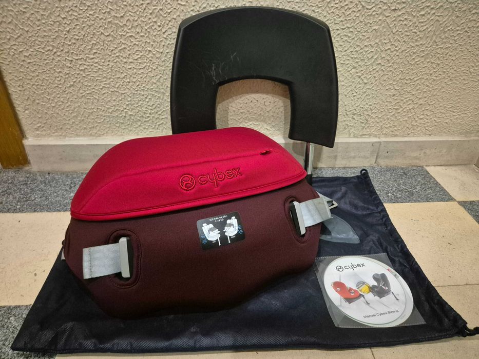 Cybex Sirona Platinum Strawberry - Rotativa 360º (0-4 Anos; 0 - 18Kg)