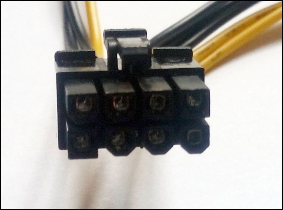 8 pin пин Кабель питания видеокарты 2x Molex - 1x 8 pin