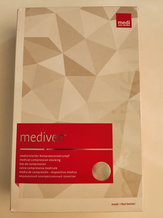 Компресійні колготи з відкритим носком Mediven forte, клас  3,розмір 6