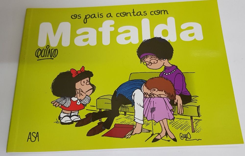 Conjunto - Quatro Livros de Banda Desenhada da Mafalda, do Quino.