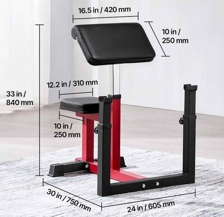 Ławka modlitewnik do ćwiczeń stalowy z regulacją NOWE !!