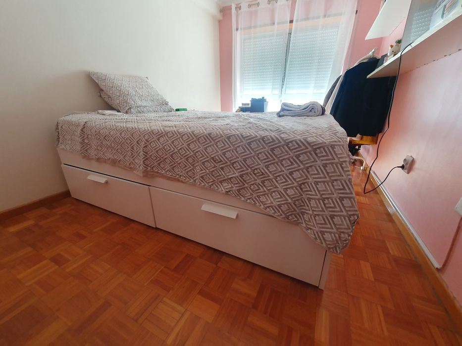 Cama ikea + Colchão Molaflex
