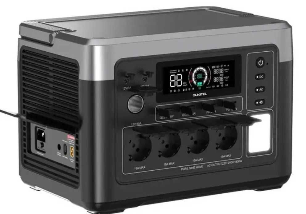 Зарядна станція портативна OUKITEL 1024 Вт/год 1800 Вт LiFePO₄