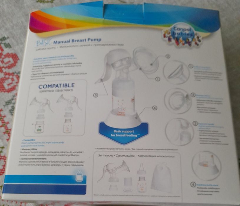 Молоковідсмоктувач ручний Basic від Canpol Babies