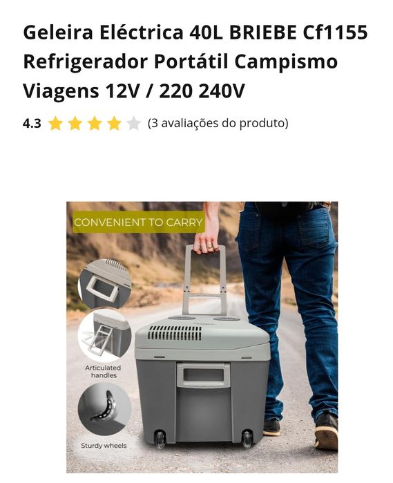 Arca refrigeradora camping