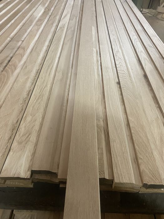 Listwa przypodłogowa dębowa, cokół dębowy 60mm x 18mm