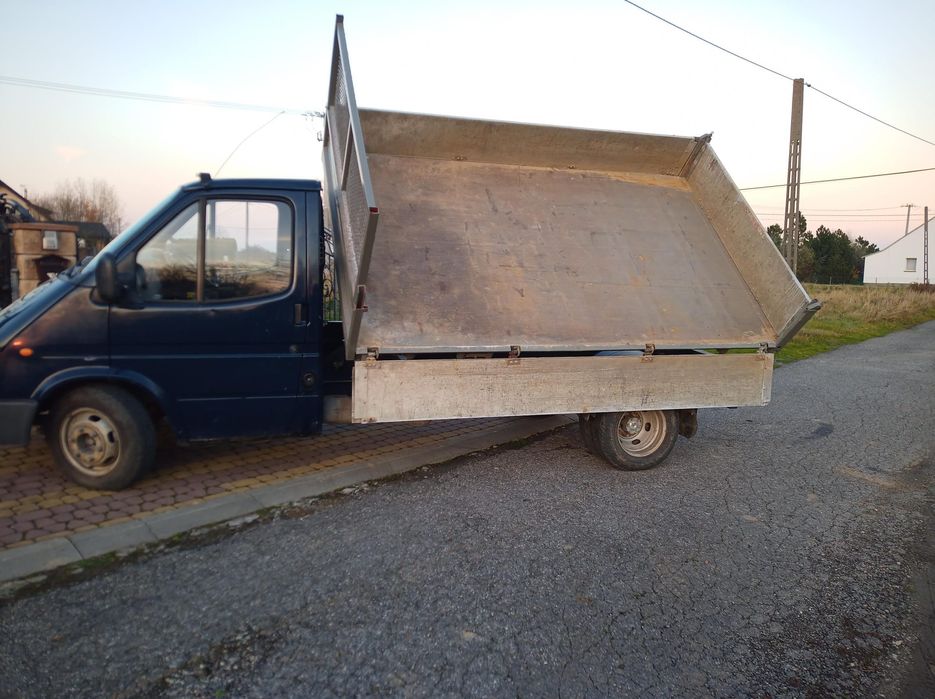 wywrotka na kategorie B do 3.5  hak wypożyczalnia wynajem minikoparka