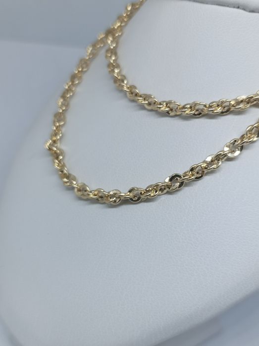Złoty łańcuszek 585 długość 45 cm