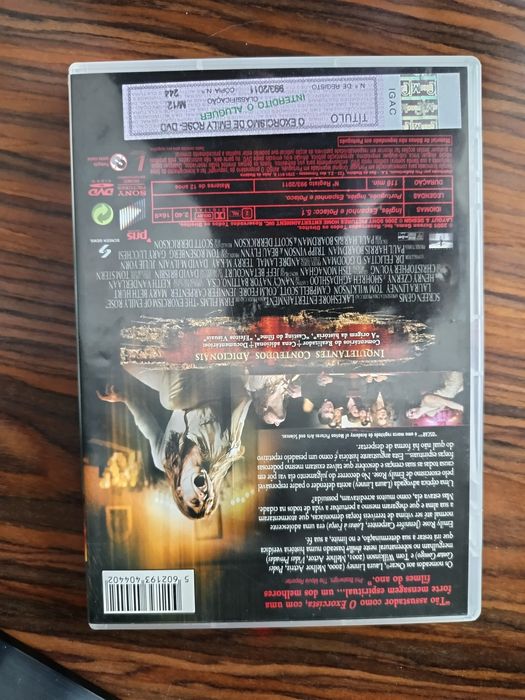 DVD o exorcismo de Emily rose