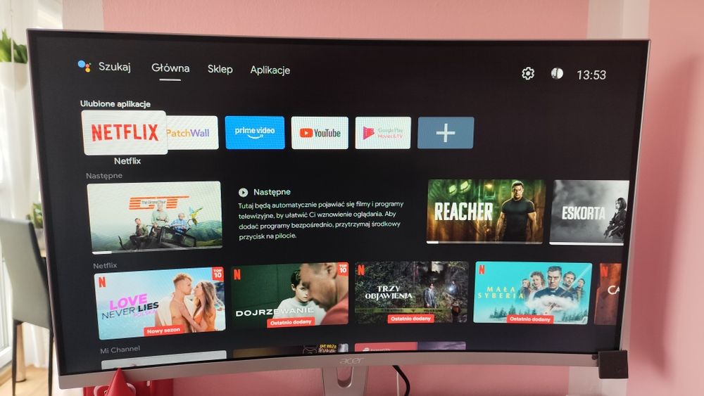 Monitor ACER ED273 27" 1920x1080px 4 ms Curved