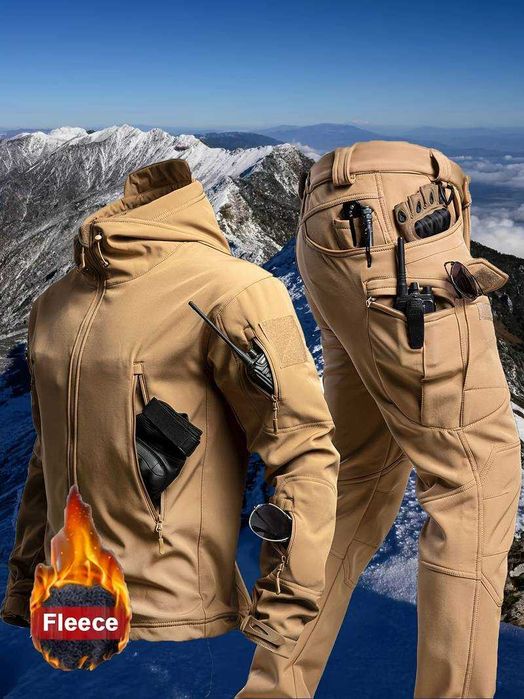 Мужской костюм Soft Shell – не продувается, выглядит стильно!