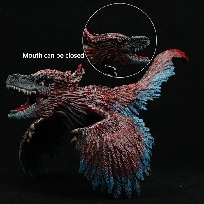 Figuras Giganotossauro e Pyroraptor Mundo Jurássico Domínio Premium