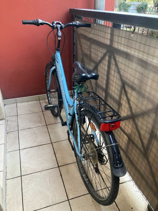 Rower miejski niebieski