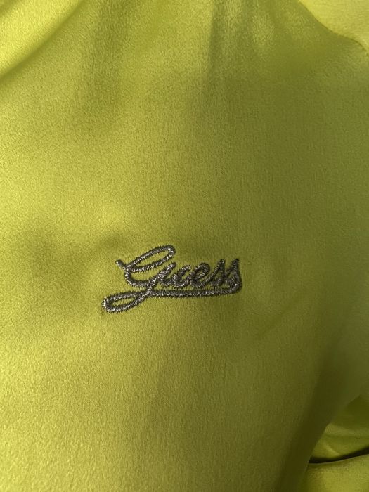 Guess S neonowa bomberka damska bluza zielona S