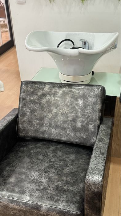 2 rampas de lavagem cabeleireiro