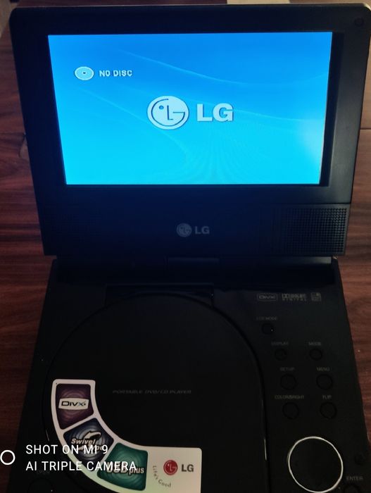 Leitor DVD portátil LG