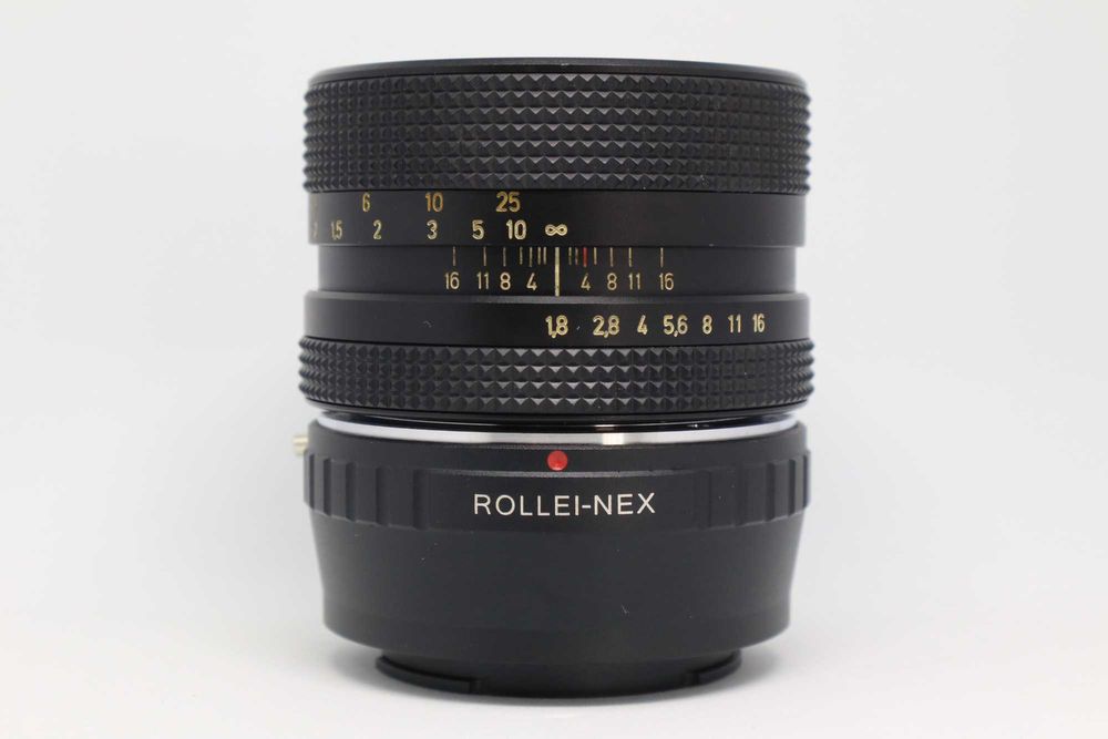 Zeiss Planar 50mm 1.8 (Rollei) + adaptador SONY E / NEX