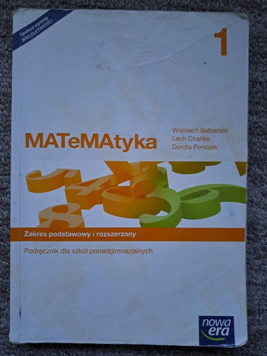 Matematyka kl.1 Nowa Era