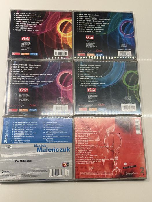 6-sztuk płyt CD z muzyką sprzedam całość
