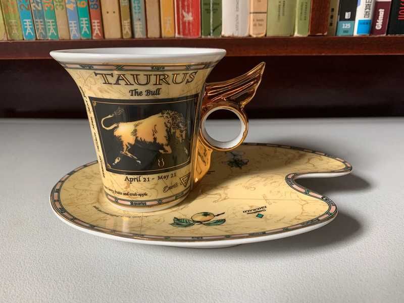 Caneca + Prato Horóscopo - Signo Touro