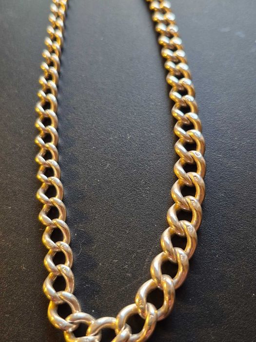 Srebrny masywny naszyinik damski 925 Sterling 40 gr