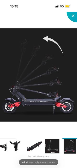Pojazd elektryczny MiniWalker Tiger 10 Pro+ 2400w