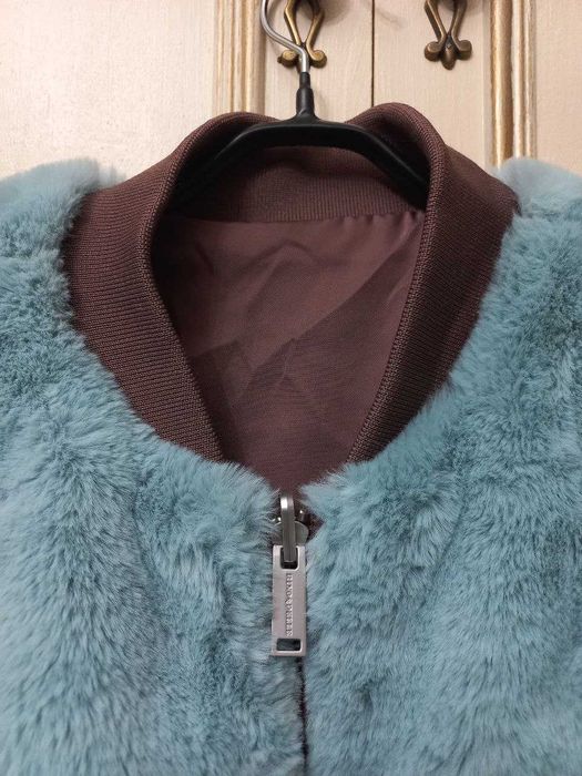 Двостороння куртка-бомбер-шубка Rino&Pelle р.М оверсайз
нова