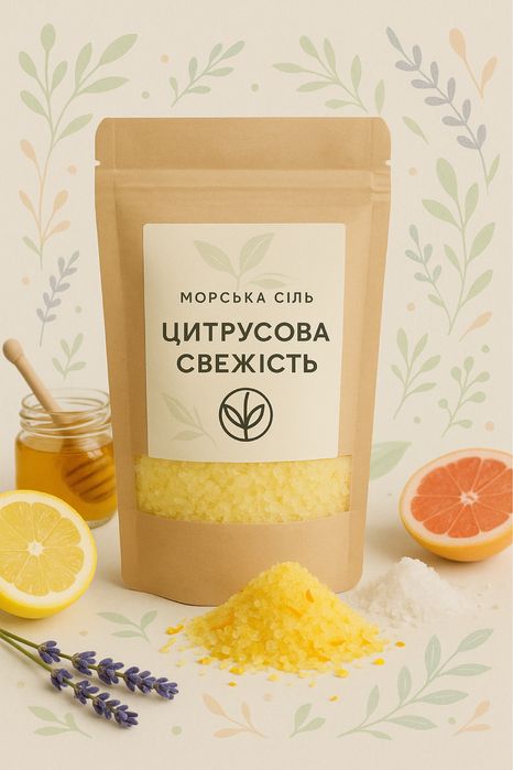 Морьська сіль(Craft salt), Цитрусова свіжисть